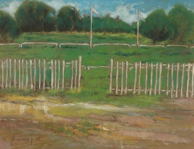 The Racecourse of Alag by Károly Ferenczy
